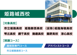 姫路城西校　高校別専門コース（市立姫路高校コース）、アドバンストコース